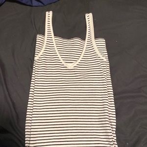 H&M Basic striped dress size xs